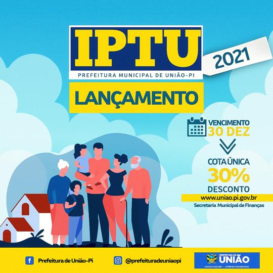 Lançamento do IPTU 2021