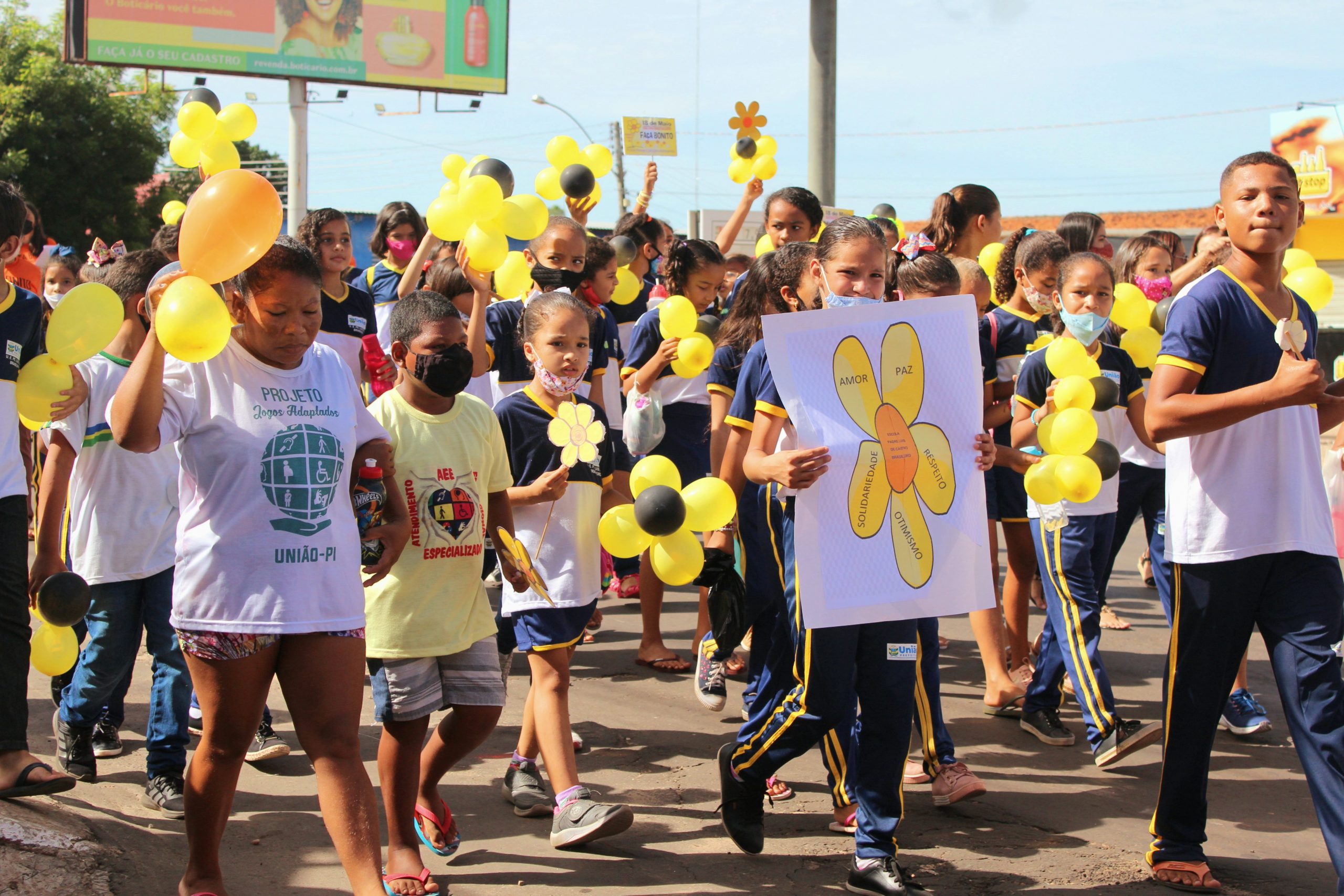 Caminhada “Faça Bonito” reúne mais de 500 unionenses no combate à violência sexual de crianças e adolescentes
