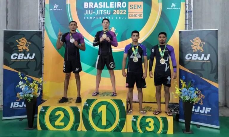 Atleta de União conquista medalha de prata no Campeonato Brasileiro de jiu-jitsu