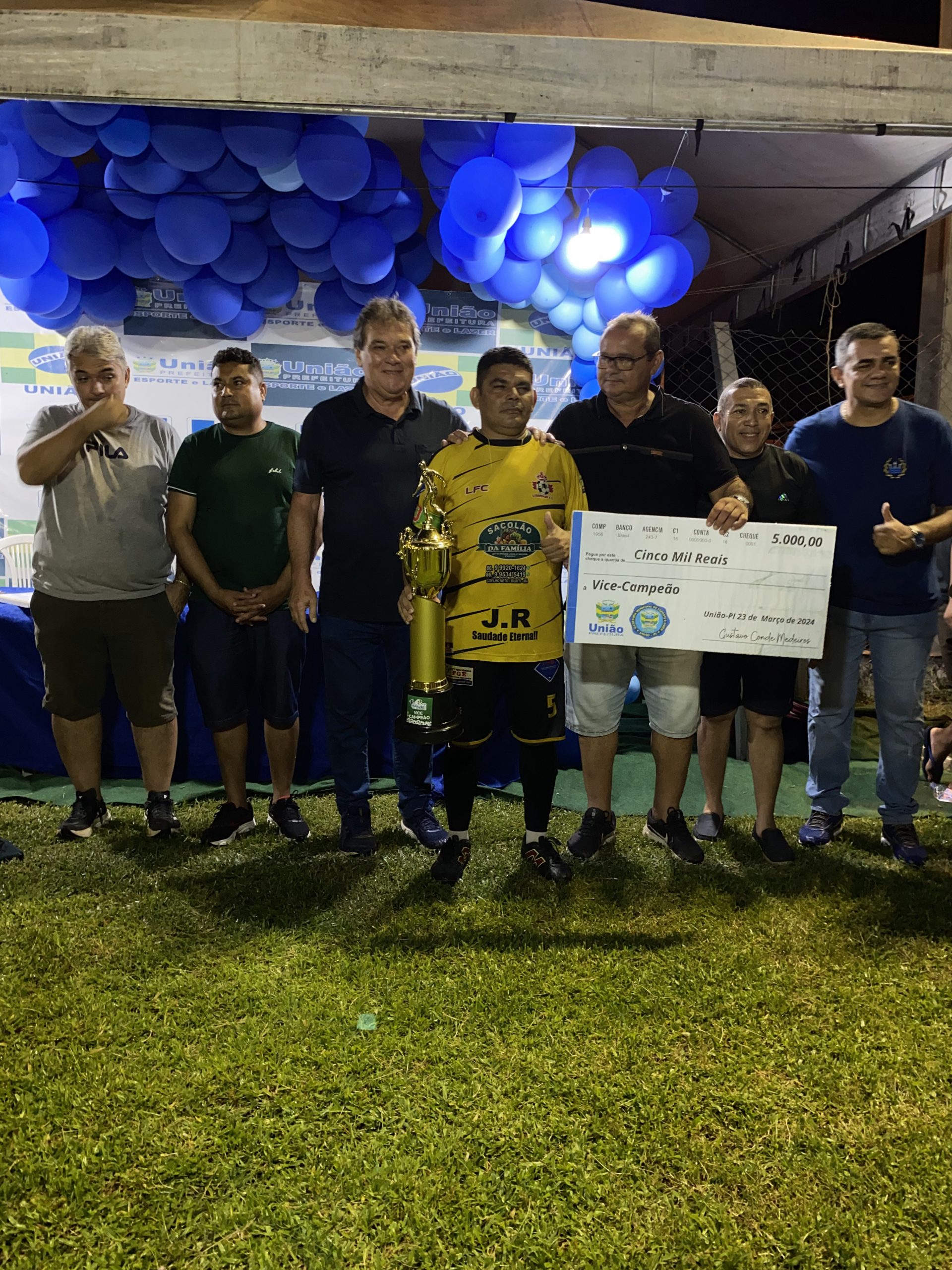 Campeonato Unionense de Futebol: David Caldas vence Cajueiro do Norte por 2 x 0 e conquista tricampeonato